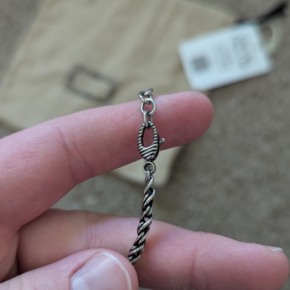 Gucci Silver Necklace with Crystal Accents - Picture 4 of 4